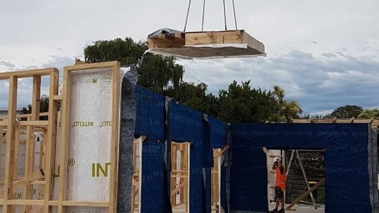 Somerfield House - Installation of THECA panels with Intello Intelligent Air Barrier and SOLITEX EXTASANA <sup>®</sup>  Wall Weather Resistive Barrier